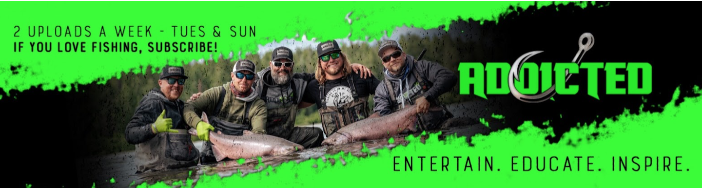 Book a guided fishing trip by searching Addicted Fishing's Youtube channel